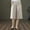 Beige, variant on Endives Womens Cotton Linen Short Five Point Pants Thin High Waist Loose Slimming Breathable Casual Pants Straight Wide Leg Pants Yellow