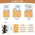thumbnail image 7 of Gresahom Bear Deer Throw Blanket for Men Boys, Outdoor/Nature Enthusiasts Gift Super Soft Flannel Fleece Blankets Bear Deer Lovers Birthday Gifts, for Graduation Father's Day Travel Sofa Bed(40"x50"), 7 of 7