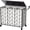 Beige, variant on Laundry Hamper 3 Section with Lid, 142L Laundry Basket with Wheels | Rolling Dirty Clothes Hamper with Removable Bags, Large Iron-Made Laundry Basket Organizer Laundry Sorter for Dorm, Black