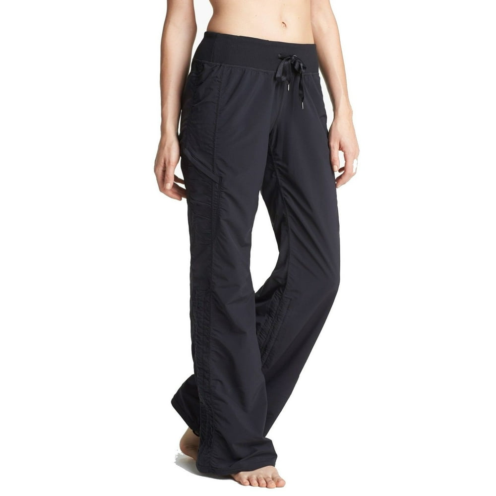 Zella Zella NEW Black Women's Size 0X30 Drawstring Ruched Active