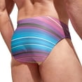 thumbnail image 5 of (2-Pack) Rinsvye Mens Leisure Hawaii Swimsuits Men Soft and Comfortable Swimming Mens Swim Trunk Hot Springs with Triangle Short Swim Trunks Men Swimsuit Trunks, 5 of 5