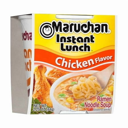 (Pack of 4) Maruchan Instant Lunch, Chicken, 2.25 oz