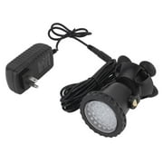 Black Aquarium Led Lighting Multicolor 36 Led Underwater Spot Ligh Landscape Lamp