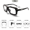 thumbnail image 4 of Gafas Deportivas Marco Lente Reemplazable Resistente Al Sudor Correa de Junta Antiimpacto Funcionalidad Deportiva de Estilo Diario, 4 of 7