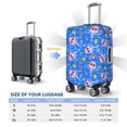 thumbnail image 4 of Yiaed Tropical Jellyfishes Print Travel Luggage Cover Suitcase Protector Fits 18-32 Inch Luggage Wheel Covers Patterned Elastic Luggage Anti-scratch（No luggage）-Small, 4 of 5