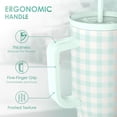 thumbnail image 4 of Vaso SANDJEST de acero inoxidable aislante de 40 oz con asa, 4 of 9