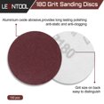 thumbnail image 2 of LEONTOOL Sanding Discs 3 Inches 180 Grit Hook and Loop Sandpaper 100Pcs Sanding Pad NO-Hole Aluminum Oxide Random Orbital Sander, 2 of 7