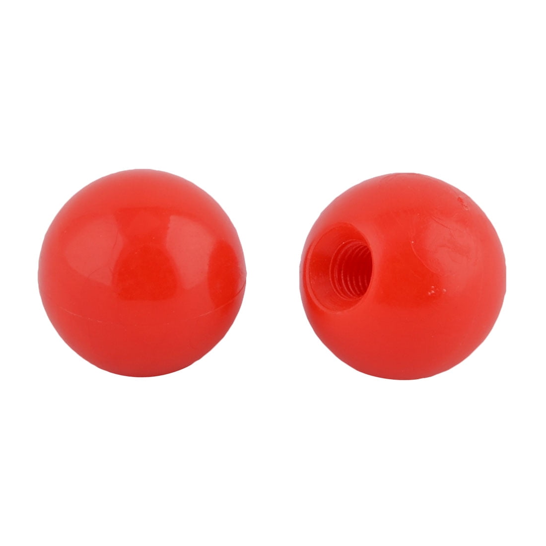 Equipment Tool Plastic Female Thread Hole Ball Knob Handle Red 10mm Dia