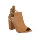 thumbnail image 1 of Botín Abierto Con Tacón Casual Formal Para Mujer Tipo Ante Color Camel 088D3Q cafe 26 Incógnita 088D3Q, 1 of 7