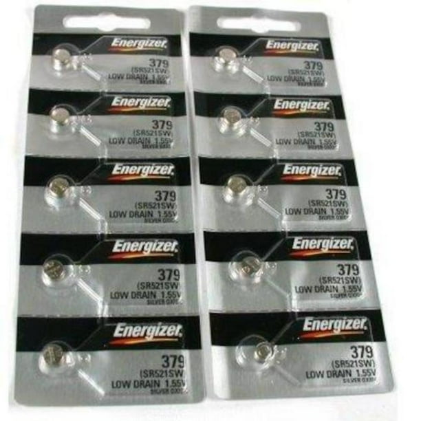 Energizer 379 Button Cell Silver Oxide Sr521sw Watch Battery (1 Pack of