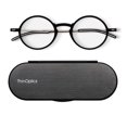 thumbnail image 1 of ThinOptics collection FrontPage - Lunettes Manhattan Brown 1.5 avec Étui Milano Noir, 1 of 2