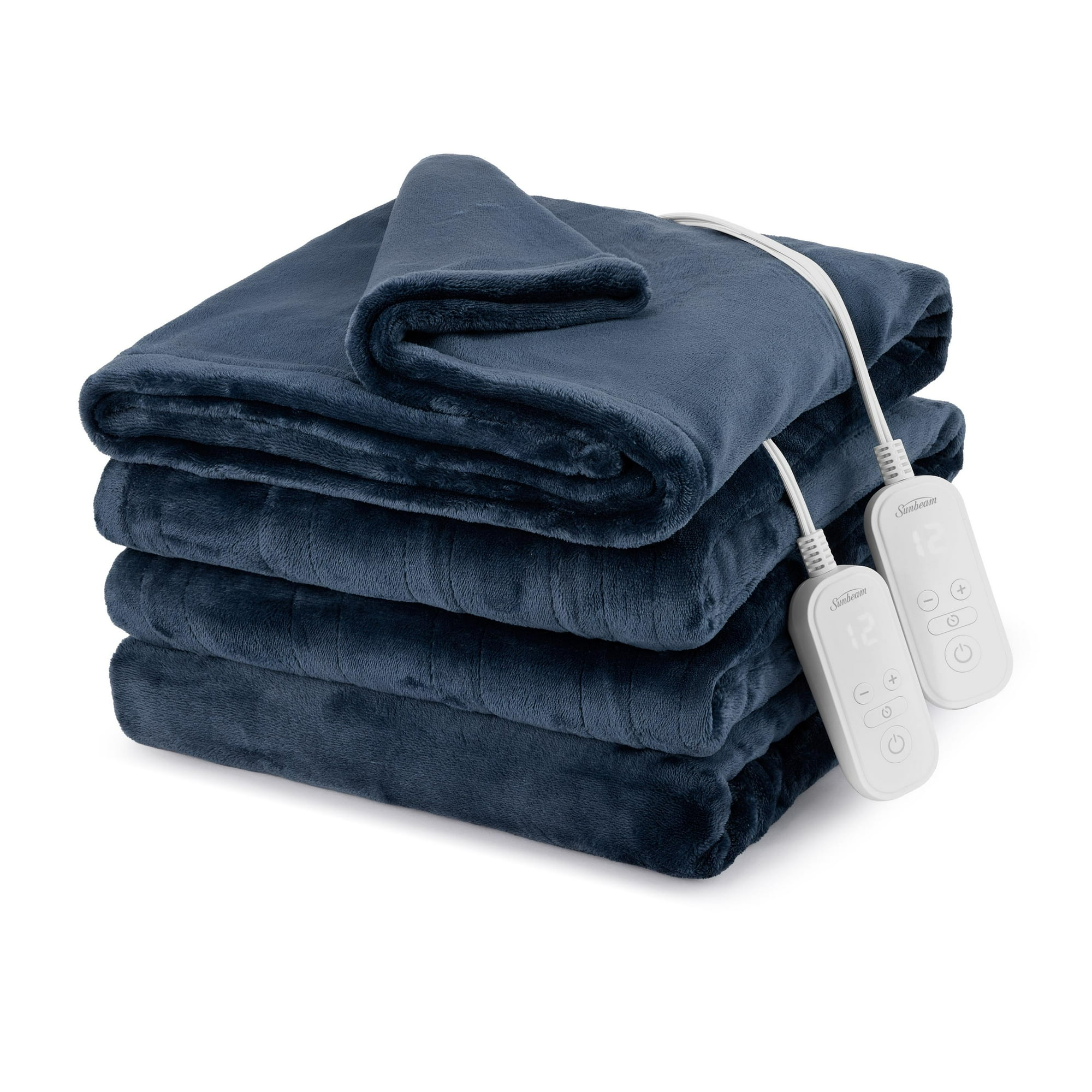 Fleece Throw Sunbeam Textured Velvet Heated Throw Sunbeam Electric