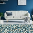 thumbnail image 2 of Capri Sasha Cream Rug 43 x 73 Transitional Pattern Easy Care Polypropylene, 2 of 6