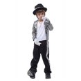 thumbnail image 1 of Michael Jackson Halloween Party Fancy Dress Cosplay Costume 3-16 Years Kids Boys Girls Performance Outfits Set, 1 of 5