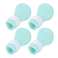 thumbnail image 1 of Bota de silicona para gato, 4 piezas, protector de pata de gato para baño de mascotas, funda para pie de gato creada magistralmente, 1 of 9