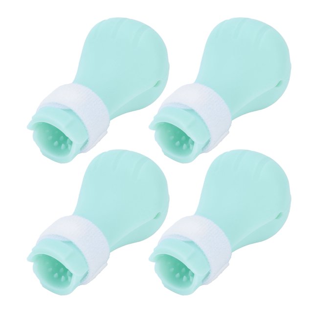 Bota de silicona para gato, 4 piezas, protector de pata de gato para baño de mascotas, funda para pie de gato creada magistralmente