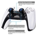 thumbnail image 4 of Playrealm Rallonge de Joystick FPS et Coque de Prise en Caoutchouc Silicone Imprimée, 2 Ensembles pour Manette PS5 Dualsenese et PS4 (Ghost Blued), 4 of 4