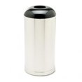 thumbnail image 1 of Rubbermaid Commercial R32SSSGL Européen &amp; Métallisé Dôme Dôme d'Accueil Réceptacle- Rond- 15 gal- Satin Inoxydable, 1 of 1