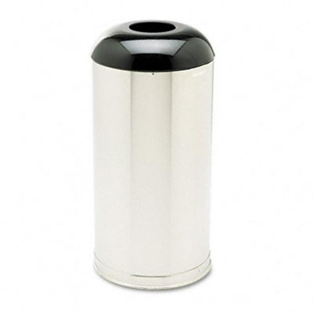 Rubbermaid Commercial R32SSSGL Européen & Métallisé Dôme Dôme d'Accueil Réceptacle- Rond- 15 gal- Satin Inoxydable