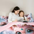 thumbnail image 5 of Castle Fairy Pink Deer Christmas Comforter Set (Queen), 3-Piece, 5 of 8
