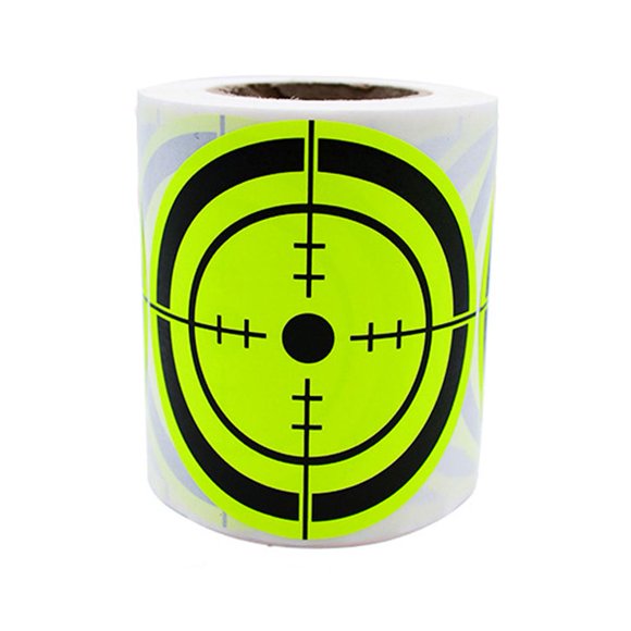 200-Piece Self-Adhesive Paper Target Stickers 3 Inch for Shooting Practice and Aiming Drills