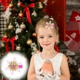 thumbnail image 1 of Adornos navideños, pinza para el pelo con forma de copo de nieve y diamantes de agua, pinza superior, pinza para el pelo dulce y no lastimante, pinza lateral de princesa, accesorios para el pelo de ni, 1 of 6