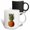Multicolor, variant on 3drose, Pineapple Vector, 11oz Two-tone Red Mug