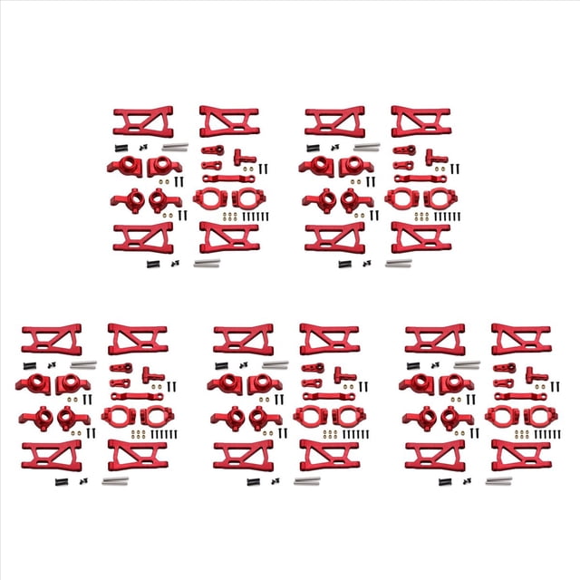 5X para 1/16 SMAX 1621 1625 Copas de Dirección Delanteras y Traseras, Oscilantes, Grupos de Dirección, Asientos C y Otras Piezas de Mejora, Rojo