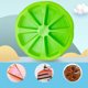 thumbnail image 5 of Advancent Molde de silicona para tartas de 8 cavidades, bandeja antiadherente para hornear, molde para hacer Pizza de cocina de silicona DIY, Herramientas y accesorios para hornear Verde, 5 of 6