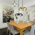 thumbnail image 2 of KPIBEST Modern Pendant Light Fixtures Industrial Hanging Light Glass Ceiling Lamp Farmhouse Lighting for Kitchen Island Hallway Bedroom Bar Dining Room, 2 of 10