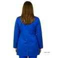 thumbnail image 6 of HeedFit Wrinkle‑Resistant Short‑Length Lab Coat, Unisex – 31″, S, Royal Blue, 6 of 8
