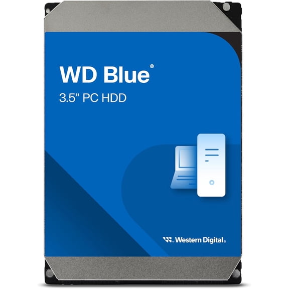 WD WD40EZZX 4TB WD Blue PC Internal Hard Drive HDD - 5400 RPM, SATA 6 Gb/s, 128 MB Cache, 3.5" - WD40EZZX