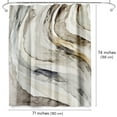 thumbnail image 5 of Americanflat 71" x 74" Shower Curtain, Gulf by PI Creative Art, 5 of 7