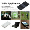 thumbnail image 4 of Cargador de panel solar, panel solar plegable sensible fuente de alimento estable de 15 w 5v silicio monocristalino para exteriores, 4 of 7
