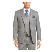 RALPH LAUREN Mens Gray Ultraflex Heather Classic Fit Wool Blend Suit Separate Blazer Jacket 44 SHORT