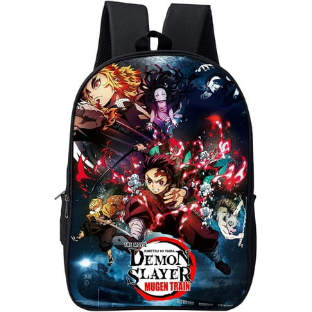 Demon Slayer Anime 3D printing Nezuko casual backpacks for boys and