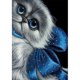 thumbnail image 1 of Cuadros Decorativos 5D bricolaje cuadrado completo taladro diamante pintura gato Kit hogar decoración artesanal (F846) Likrtyny embutido en tela, 1 of 9