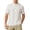 #09 White 【Mix & Match: Choose Your Favorites】, variant on Men's Linen Shirt Summer Casual, Casual Button Down Shirt Breathable & Lightweight, Stand Collar Short Sleeve Solid Color Cotton Linen Blend, Quick Dry Relaxed Fit | Zenithor,Army Green L