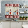 thumbnail image 4 of Red Kitchen Chef Knife And Fork Curtain Home Decoration Living Room Short Curtains Window Treatments For Kitchen Bedroom, 4 of 6