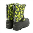 thumbnail image 5 of Northside Boys Frosty Insulated Snow Boot, Dark Grey \ Green,6 M US, 5 of 7