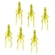 thumbnail image 1 of Señuelo de pesca de biónico de plástico suave Artificial de 6 uds., Swimbait de 8cm/23g Amarillo Sharpla Simulación de gusano blando cebo, 1 of 8