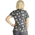 thumbnail image 5 of Cherokee Prints Scrubs Top For Women V-Neck Print CK678, 5 of 5