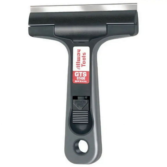4" Allway Tools GTS Allway Tools Glass & Tile Scraper, Soft-Grip