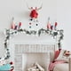 thumbnail image 5 of Christmas Rattan Dense Artificial Christmas Rattan Mall Window Christmas Flower Rattan Pines Rattan White Green Christmas Rattan Pines Needle Rattan, 5 of 9