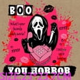 thumbnail image 4 of Parches para chaquetas de Halloween, cara terrorífica de Horror Myers Horor, Pink Mean Girls, Funny On Friday We Wear Blood DTF, transferencias, 4 of 4