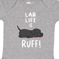 thumbnail image 4 of Inktastic Lab Life is Ruff Labrador Retriever Boys or Girls Baby Bodysuit, 4 of 5