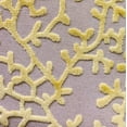 thumbnail image 3 of Plutus 16" x 16" Lemon Reef Luxury Throw Pillow in Yellow and Cream Floral, 3 of 3