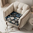 thumbnail image 2 of Renewold Butterfly Daisy Black Sofa Seat Cushion Cover Individual Couch Cushion Cover Non-Slip Chair Slipcover Replacement with Elastic Bottom for Kids, Pets, Cats, S, 2 of 5