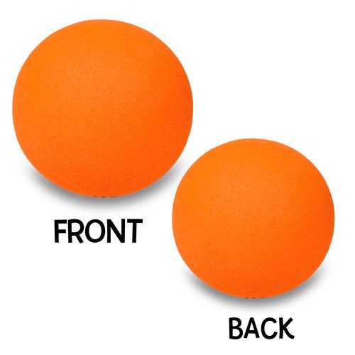 Happy Balls Plain Orange Ball Antenna Topper