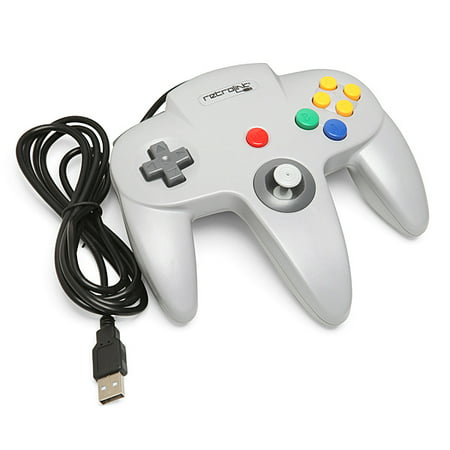 Retro-Link - N64 Style Wired USB Controller for PC & Mac -